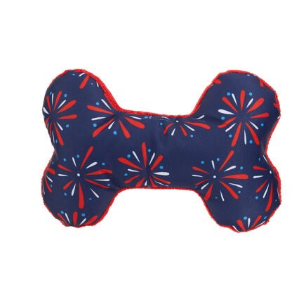トップパウ®アメリカーナボーンドッグトイ - プラッシュ、キューカー